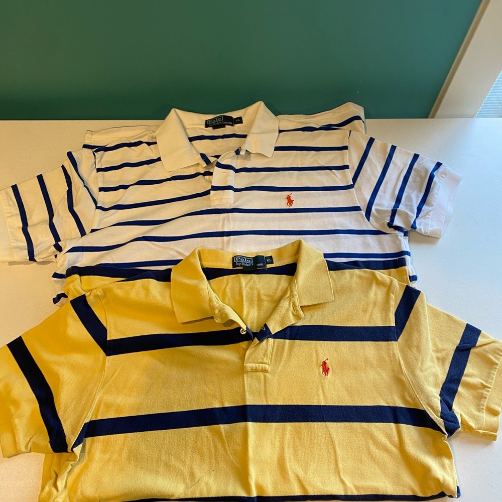 6 Ralph Lauren Polo like new shirts sold all together